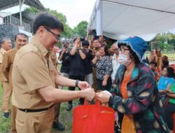 Pemerintah Kota Manado melalui Dinas Pangan Menggelar Gerakan Pangan Murah