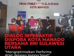 Dialog interaktif Dispora kota Manado bersama RRI Sulawesi Utara 