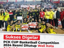 Sukses Digelar, PCK CUP Basketball Competition 2024 Resmi Ditutup Wali Kota Andrei Angouw