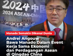 Manado Semakin Dikenal Dunia, Andrei Angouw Bawa Manado Dalam Event Kerja Sama Ekonomi dan Perdagangan Asean di Qingdao China