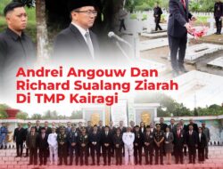 Andrei Angouw dan Richard Sualang Ziarah Di TMP Kairagi