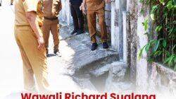 Wawali Richard Sualang Tinjau Langsung Progres Pembangunan Infrastruktur di Tiga Kelurahan