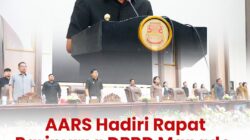 AARS Hadiri Rapat Paripurna DPRD Manado, Wali Kota Andrei Paparkan Rancangan APBD Manado 2026
