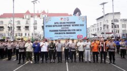 Apel Operasi Ketupat 2026 Digelar di Manado, Wawali Hadiri Pengecekan Pengamanan Idul Fitri